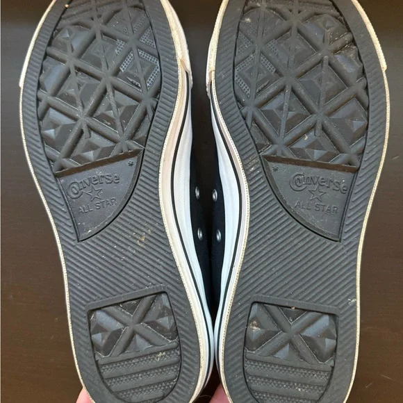 Converse Black Platform Slip-Ons -9 - Picture 6 of 6